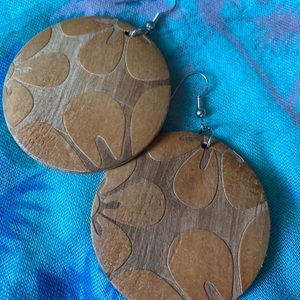 Wooden earrings